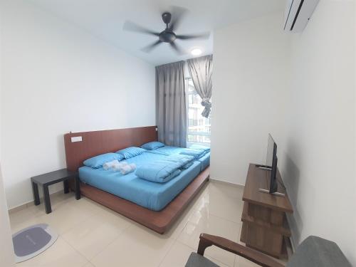Nice Condo Novo 8 Residence Kampung Lapan nr Jonker Walk Melaka客房内的一张或多张床位