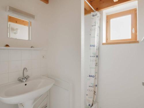 吕兹-圣索沃尔Maison Luz-Saint-Sauveur, 3 pièces, 4 personnes - FR-1-402-40的白色的浴室设有水槽和镜子