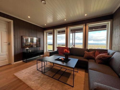 高尔Bualie Golsfjellet的客厅配有沙发和桌子