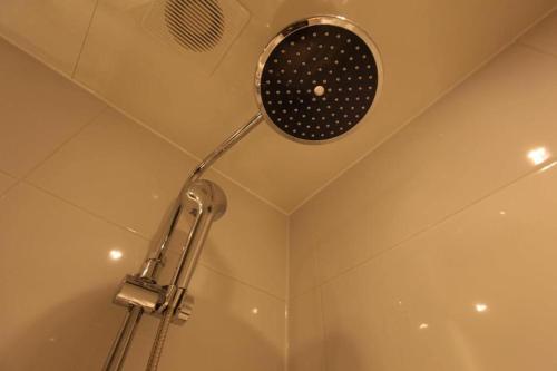 高阳市Hotel Violet的浴室内配有淋浴和头顶淋浴