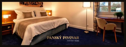 Hotel Panský Pivovar客房内的一张或多张床位