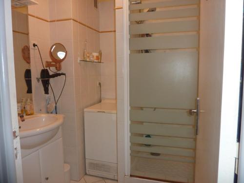 瓦讷FROMENTIN的一间带水槽和卫生间的小浴室