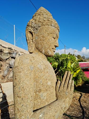 吉亚德伊索拉FINCA BEROLO 1的手持女人的雕像