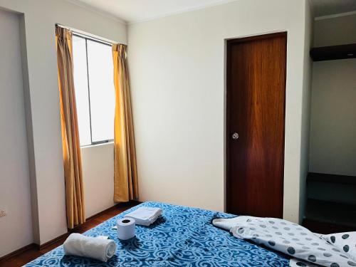 Montañero Hostel客房内的一张或多张床位
