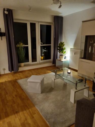 Komfortable Ferienwohnung Auf dem Höchsten的休息区