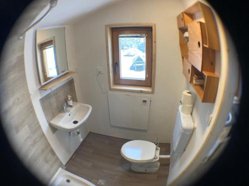 MislinjaTiny house的一间带卫生间和水槽的小浴室