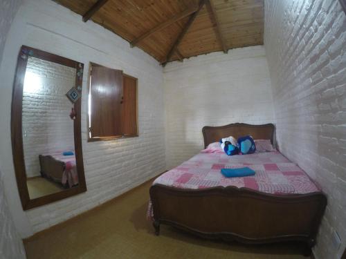 Finca Hermosa Vista客房内的一张或多张床位