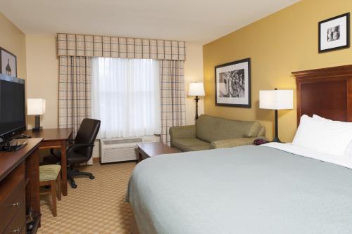 赫兰德卡尔森江山旅馆客房内的一张或多张床位