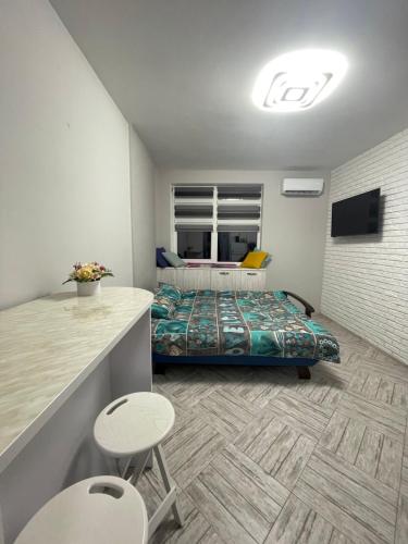 Parus Smart客房内的一张或多张床位