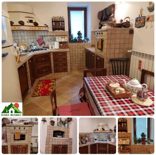 San GiovanniCasa Massa的一张带玩具屋的厨房的照片拼贴
