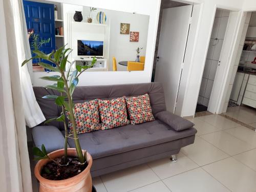 Apartamento Itaguá 9的休息区