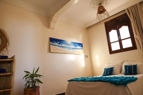 darna surf house anza客房内的一张或多张床位