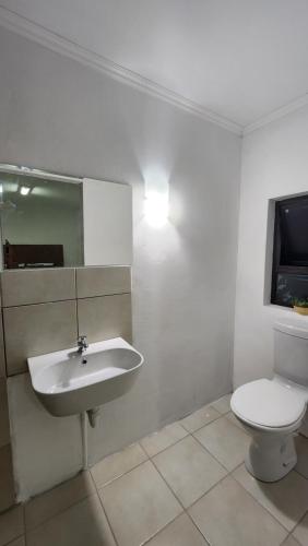 UitenhageHilltop的一间带水槽和卫生间的浴室