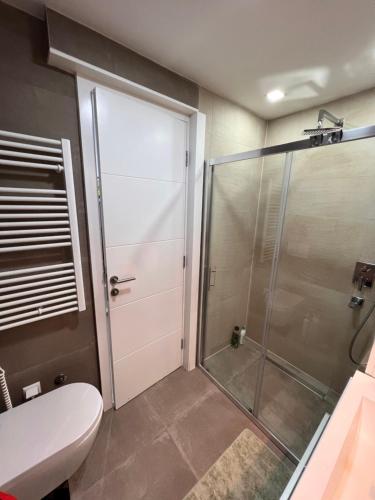 别拉什尼察Divernoa Mountain Bjelašnica的浴室配有淋浴间和卫生间。