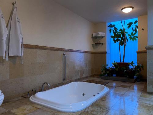 乔卢拉埃斯特雷亚去贝伦B＆B酒店和Spa中心的带浴缸的浴室