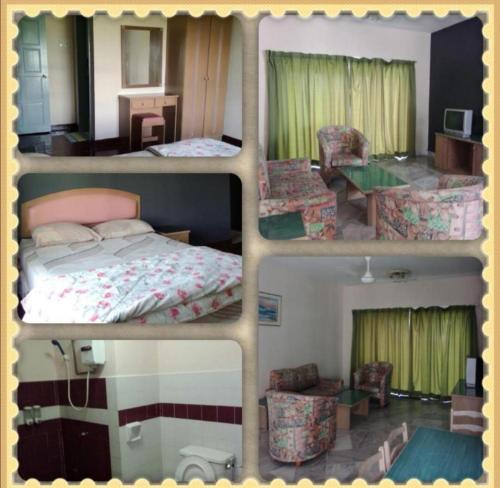 波德申PD MARINA RESORT 2的四张不同的卧室和床照片