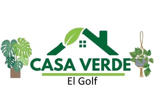 巴兰基亚Casa Verde El Golf的高尔夫标志