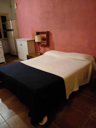 马德普拉塔Dormi en Mar del Plata!的一间卧室,卧室内配有一张大床