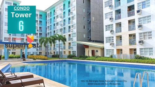 Seawind Condo - Sea View Samal Island View Gene Vacation Homes内部或周边的泳池