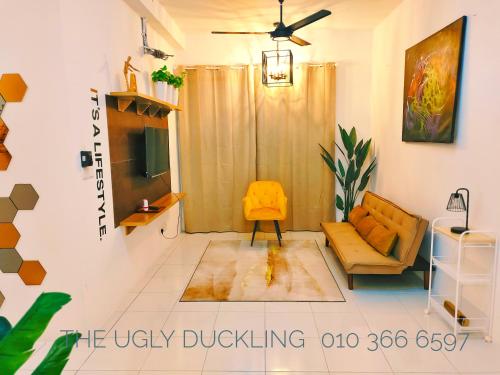 THE UGLY DUCKLING HOMESTAY的休息区