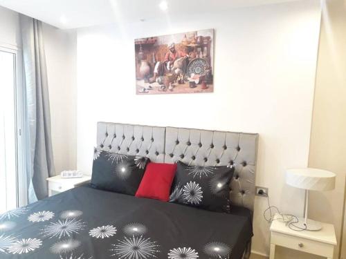 Cosy Appartement in "Sidi Bou Said"客房内的一张或多张床位