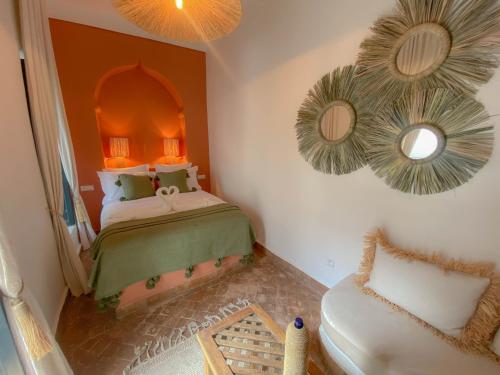 Riad Dar Marrakcha客房内的一张或多张床位