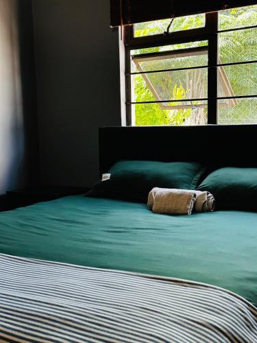 OmuthiyaEtosha/Omuthiya 2 Bedroom的一张带枕头的床和窗户