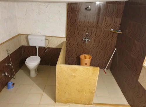 DedhaAnanyaVaas的一间带卫生间和淋浴的小浴室