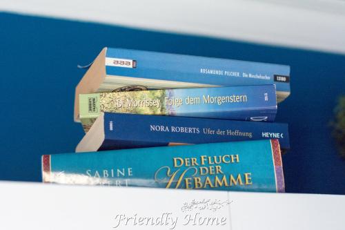 BrenigFriendly Home - Einzelappartement "Trust" Köln Bonn Phantasialand的书架上堆着的书