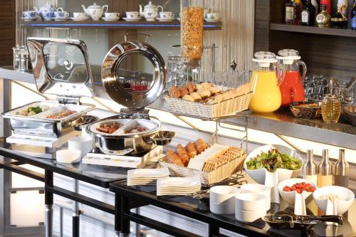 东京近湾Trusty酒店提供给客人的早餐选择