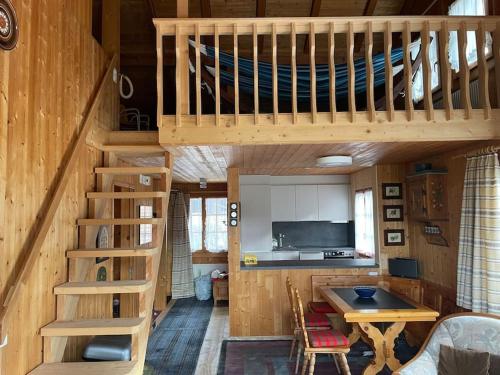 哈布凯恩Chalet Kuckuk的小木屋 - 带高架床和厨房