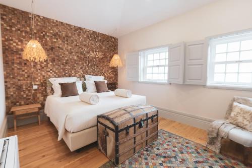 Quinta de Travassinhos- Douro Valley客房内的一张或多张床位