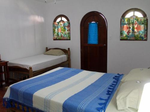 Casa de los cocos客房内的一张或多张床位