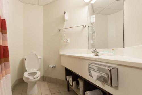 旅程住宿底特律都市机场酒店 - 罗穆卢斯的一间浴室
