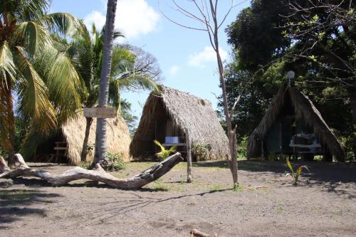 AltagraciaLa Sirenita - Ometepe的几间棕榈树小屋和木柴小屋