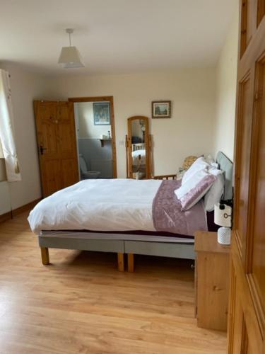 BallinamuckHillside House - Rose Cottage的卧室配有一张床