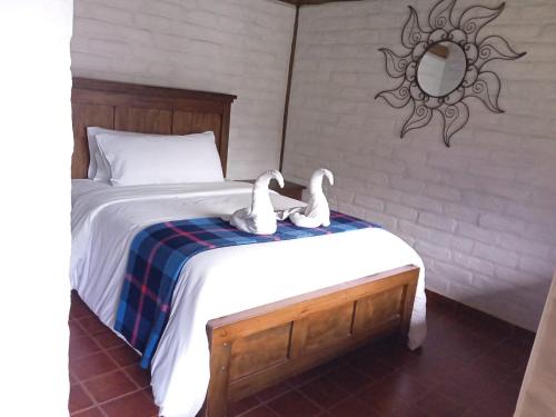 En Casa de Luis客房内的一张或多张床位