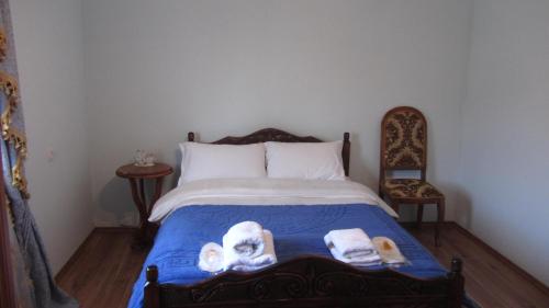 Blue Guest House客房内的一张或多张床位