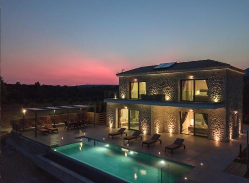 Kefalonia Stone Villas - Villa Petros Kefalonica平面图