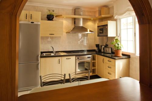 阿姆布罗西亚公寓的厨房或小厨房