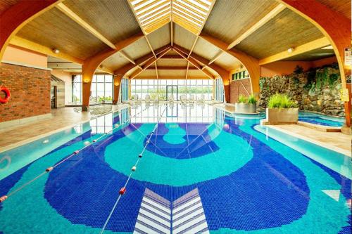 韦克斯福德斐里卡里格酒店的大型游泳池,带大型蓝色游泳池
