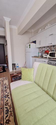 格克切达镇Sinope的带沙发的客厅和厨房