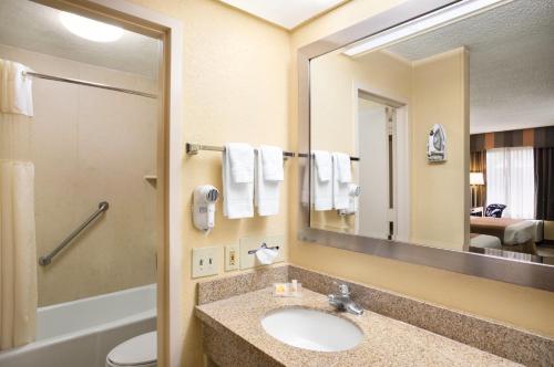 杰克逊维尔机场戴斯酒店的一间浴室