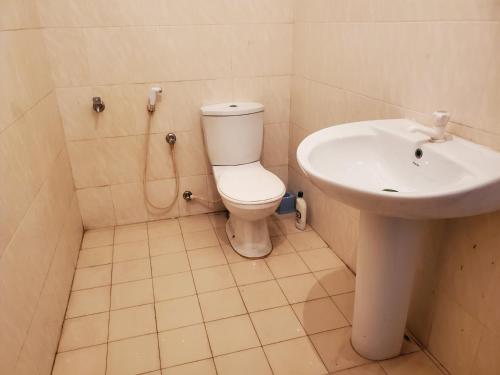 WatumullaMount lavinia home的一间带卫生间和水槽的浴室