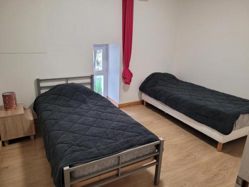 卡尔卡松CINSAULT的客房内设有两张床。