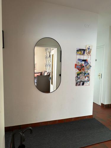 塞莱斯塔Villa Schmitt的镜子在墙上