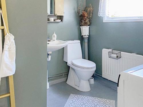 乌拉勒德Holiday home ULLARED的浴室配有白色卫生间和盥洗盆。