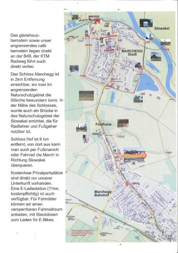 Marchegggästehaus-bernstein的什科琴斯市地图