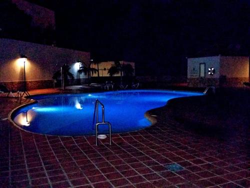 Costa Adeje Villa Private pool Panoramic Views内部或周边的泳池