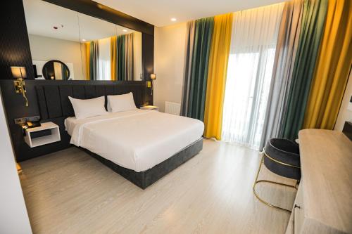 Dedeman Van Resort & Aquapark客房内的一张或多张床位